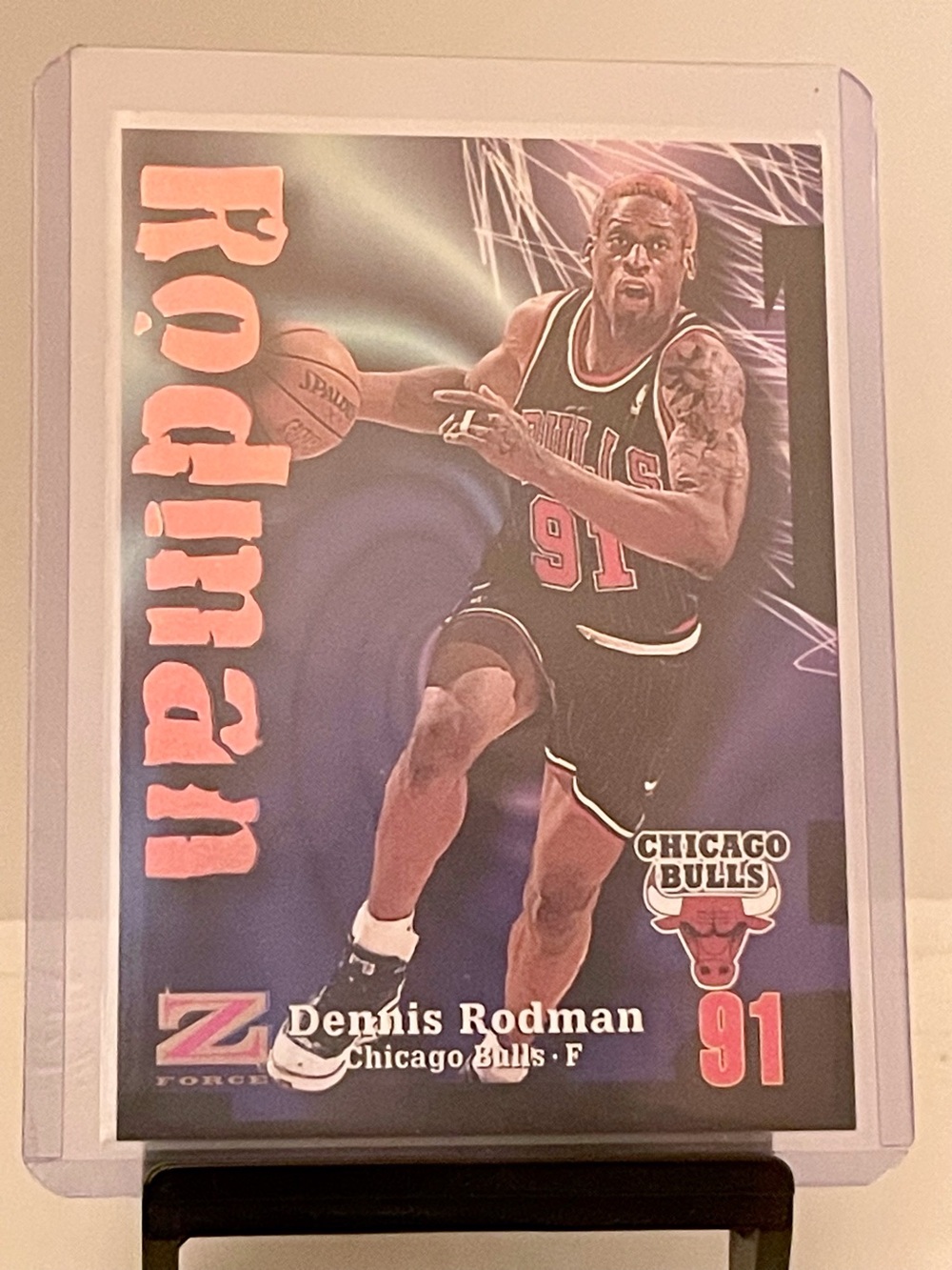 Dennis Rodman 1997-98 Skybox Z-Force-Chicago Bulls